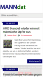 Mobile Screenshot of manndat.de