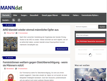 Tablet Screenshot of manndat.de